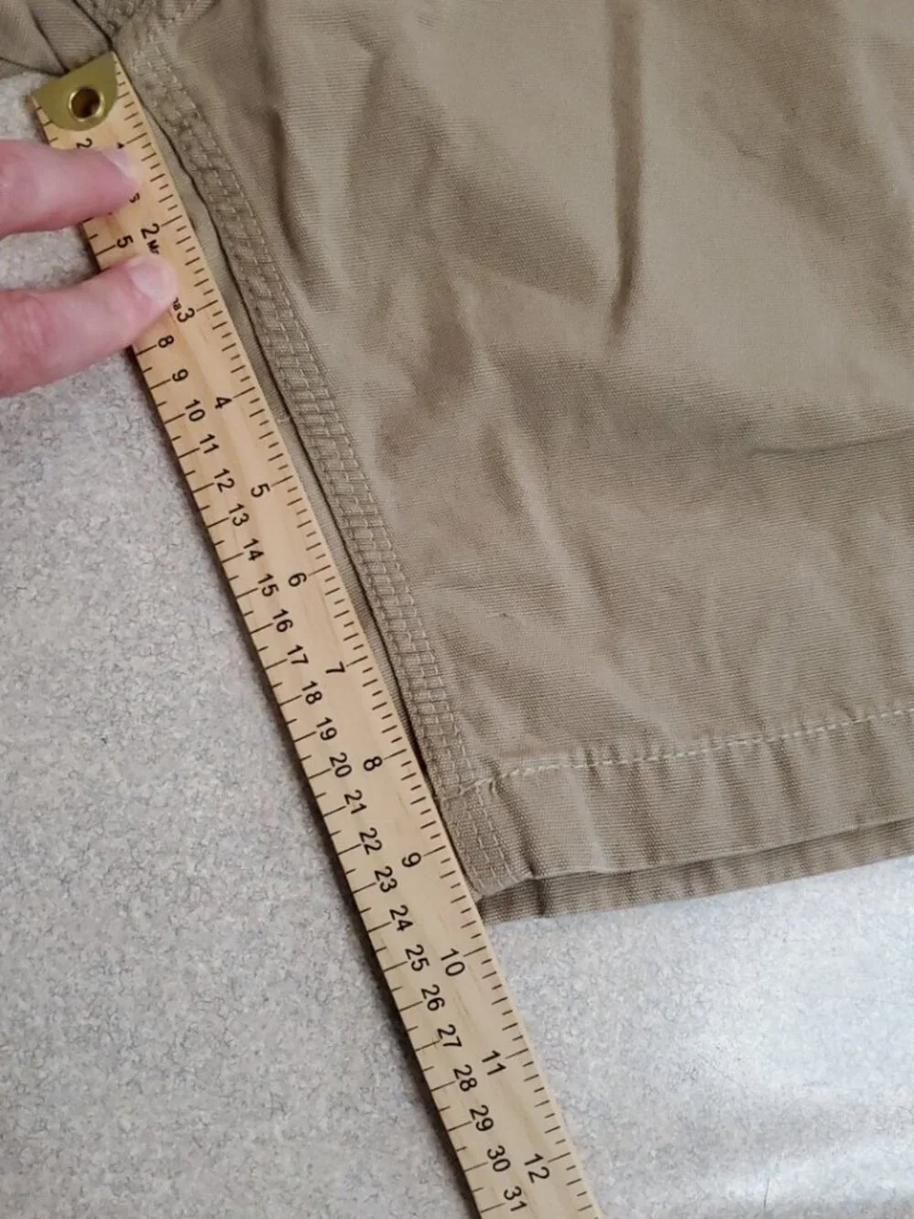 Carhartt Men's Sz 40 Original Fit Brown Work Utility Cargo Carpenter Shorts B164